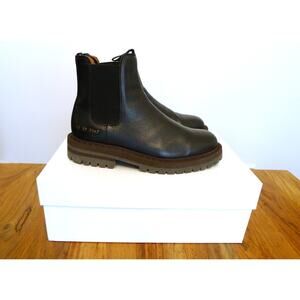 WOMAN BY COMMON PROJECTS Leather Chelsea Boot Made in Italy 37 7.5 Farfetch $745